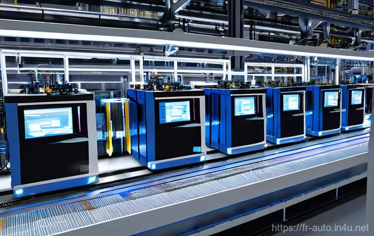 산업용 제어장치의 종류와 기능 - **Prompt 2: AI-Powered Industrial Control Room with Cybersecurity Overlay**
    A panoramic view of ...