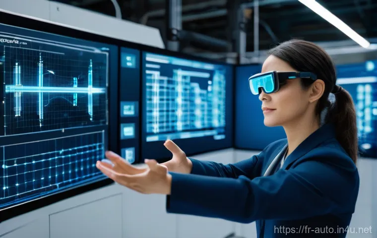 자동화 설비 설계 실무 - **Prompt 1: The Digital Twin Engineer at Work**
    "A highly detailed, photorealistic image of a fe...