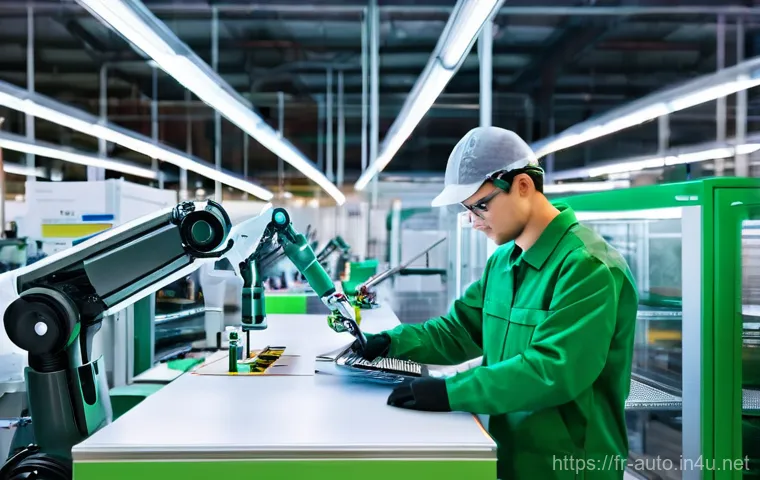 공장자동화와 전력 효율성 - **Prompt 2: AI-Powered Predictive Maintenance Control Hub**
    "An interior shot of a sophisticated...