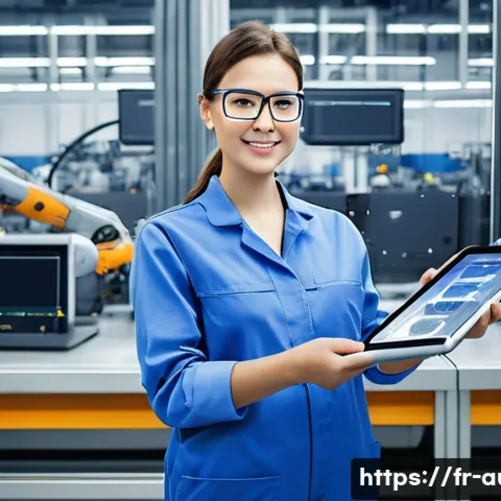 산업용 로봇 유지보수 사례 - **Prompt 1: Cutting-Edge Predictive Maintenance Technician**
"A highly detailed, realistic image...