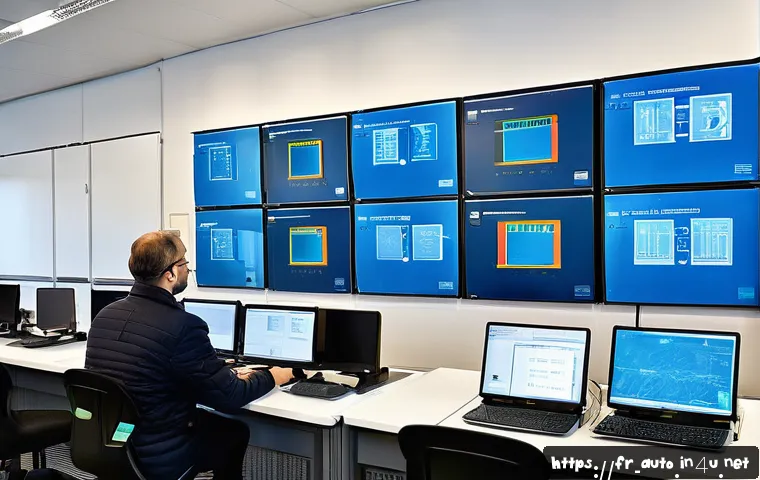 공장자동화 관련 자격증 추천 - A modern industrial automation training classroom in France, featuring a diverse group of adult prof...